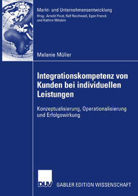 Integrationskompetenz von Kunden bei individuellen Leistungen