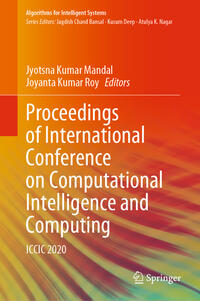 Proceedings of International Conference on Computational Intelligence and Computing