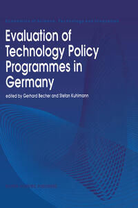 Evaluation of Technology Policy Programmes in Germany