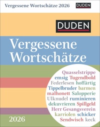 Duden Vergessene Wortschätze Tagesabreißkalender 2026