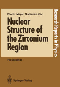 Nuclear Structure of the Zirconium Region