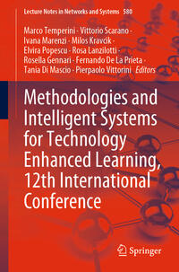 Methodologies and Intelligent Systems for Technology Enhanced Learning, 12th International Conference