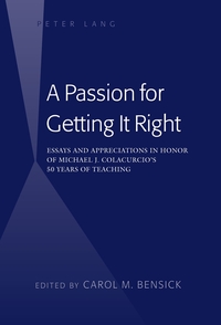 A Passion for Getting It Right