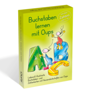 OUPS Buchstabenkarten - Buchstaben lernen mit Oups