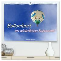 Ballonfahrt im winterlichen Kaiserwinkl (hochwertiger Premium Wandkalender 2025 DIN A2 quer), Kunstdruck in Hochglanz