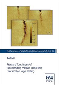 Fracture Toughness of Freestanding Metallic Thin Films Studied by Bulge Testing