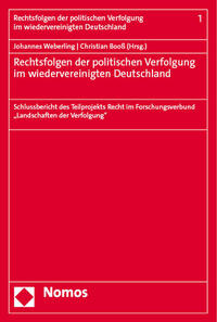 Rechtsfolgen der politischen Verfolgung im wiedervereinigten Deutschland