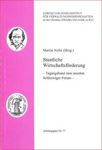 Staatliche Wirtschaftsförderung