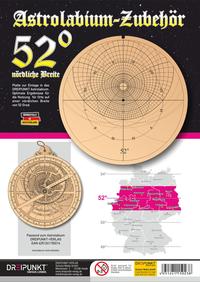 Zubehör-Platte 52° (für Astrolabium)