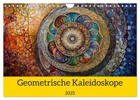 Geometrische Kaleidoskope (Wandkalender 2025 DIN A4 quer), CALVENDO Monatskalender