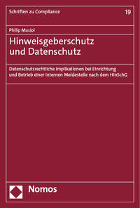 Hinweisgeberschutz und Datenschutz