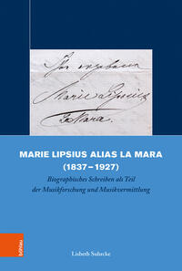 Marie Lipsius alias La Mara (1837-1927)