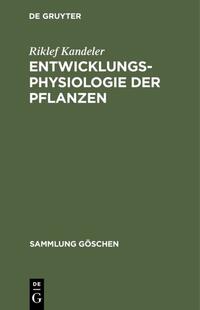 Entwicklungsphysiologie der Pflanzen