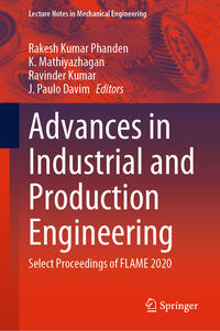 Advances in Industrial and Production Engineering