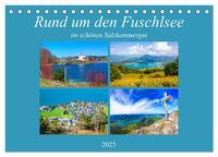 Rund um den Fuschlsee (Tischkalender 2025 DIN A5 quer), CALVENDO Monatskalender