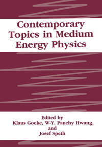 Contemporary Topics in Medium Energy Physics