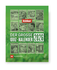 Der große kicker Quiz-Kalender 2026