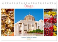 Oman - Reiseziel Maskat und Salalah (Tischkalender 2025 DIN A5 quer), CALVENDO Monatskalender