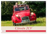 Citroën 2 CV - Zum Kippen zu schade (Wandkalender 2025 DIN A4 quer), CALVENDO Monatskalender