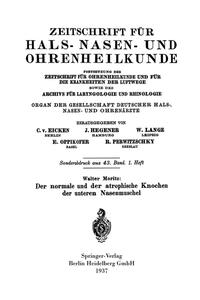 Der normale und der atrophische Knochen der unteren Nasenmuschel