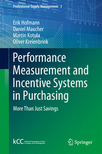 Performance Measurement and Incentive Systems in Purchasing