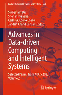 Advances in Data-driven Computing and Intelligent Systems