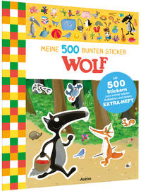 Meine 500 bunten Sticker - Wolf