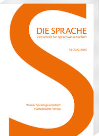 Die Sprache 55 (2022/23)