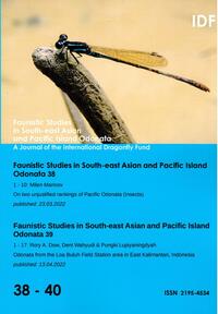 Faunistic Studies in South-East Asian and Pacific Island Odonata