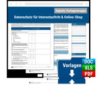 Dokumentenmappe: Datenschutz für Internetauftritt & Online-Shop