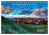 Landschaft im Licht (Tischkalender 2025 DIN A5 quer), CALVENDO Monatskalender