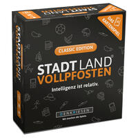 DENKRIESEN - STADT LAND VOLLPFOSTEN® – Das Kartenspiel – CLASSIC EDITION "Intelligenz ist relativ"