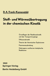 Stoff- und Wärmeübertragung in der chemischen Kinetik