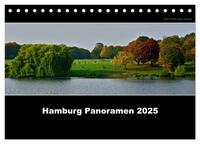 Hamburg Panoramen 2025 (Tischkalender 2025 DIN A5 quer), CALVENDO Monatskalender