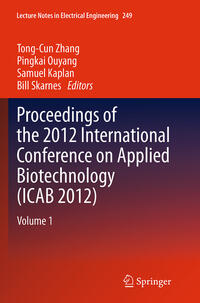 Proceedings of the 2012 International Conference on Applied Biotechnology (ICAB 2012)