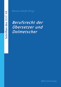 Berufsrecht der Übersetzer und Dolmetscher