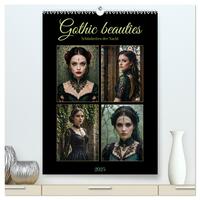 Gothic beauties - Schönheiten der Nacht (hochwertiger Premium Wandkalender 2025 DIN A2 hoch), Kunstdruck in Hochglanz