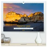 Algarve pur (hochwertiger Premium Wandkalender 2025 DIN A2 quer), Kunstdruck in Hochglanz