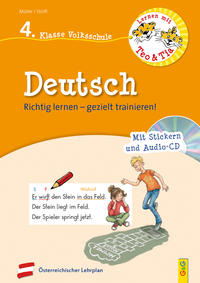 Lernen mit Teo und Tia Deutsch – 4. Klasse Volksschule mit CD