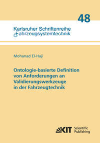 Ontologie-basierte Definition von Anforderungen an Validierungswerkzeuge in der Fahrzeugtechnik