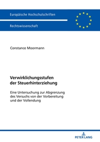 Verwirklichungsstufen der Steuerhinterziehung