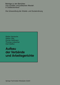 Aufbau der Verbände und Arbeitsgerichte