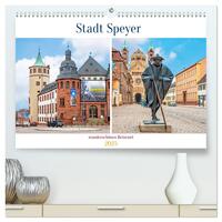 Stadt Speyer - wunderschönes Reiseziel (hochwertiger Premium Wandkalender 2025 DIN A2 quer), Kunstdruck in Hochglanz