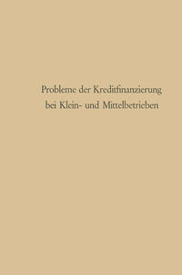 Probleme der Kreditfinanzierung bei Klein- und Mittelbetrieben