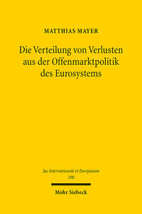 Die Verteilung von Verlusten aus der Offenmarktpolitik des Eurosystems