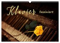 Klavier fasziniert (Wandkalender 2025 DIN A3 quer), CALVENDO Monatskalender