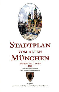 Stadtplan vom alten München 1928