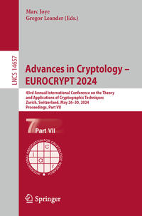 Advances in Cryptology – EUROCRYPT 2024