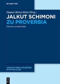 Jalkut Schimoni / Jalkut Schimoni zu Proverbia