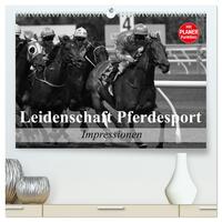 Leidenschaft Pferdesport - Impressionen (hochwertiger Premium Wandkalender 2025 DIN A2 quer), Kunstdruck in Hochglanz